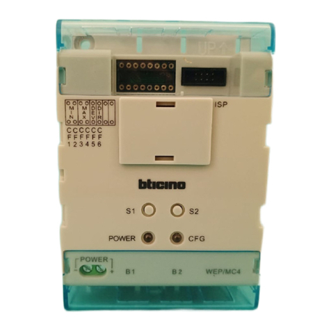 Bticino D45 quick start guide