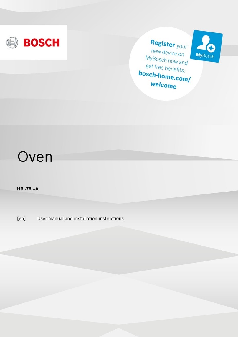 Bosch HB 78 A Series User manual and installation instructions