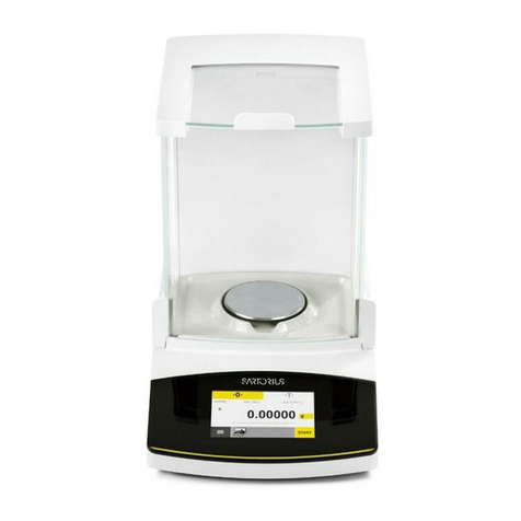 Sartorius Secura Quintix 26 Installation and operating instructions