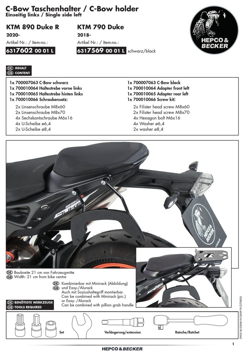 hepco & becker 6317602 00 01 L User manual