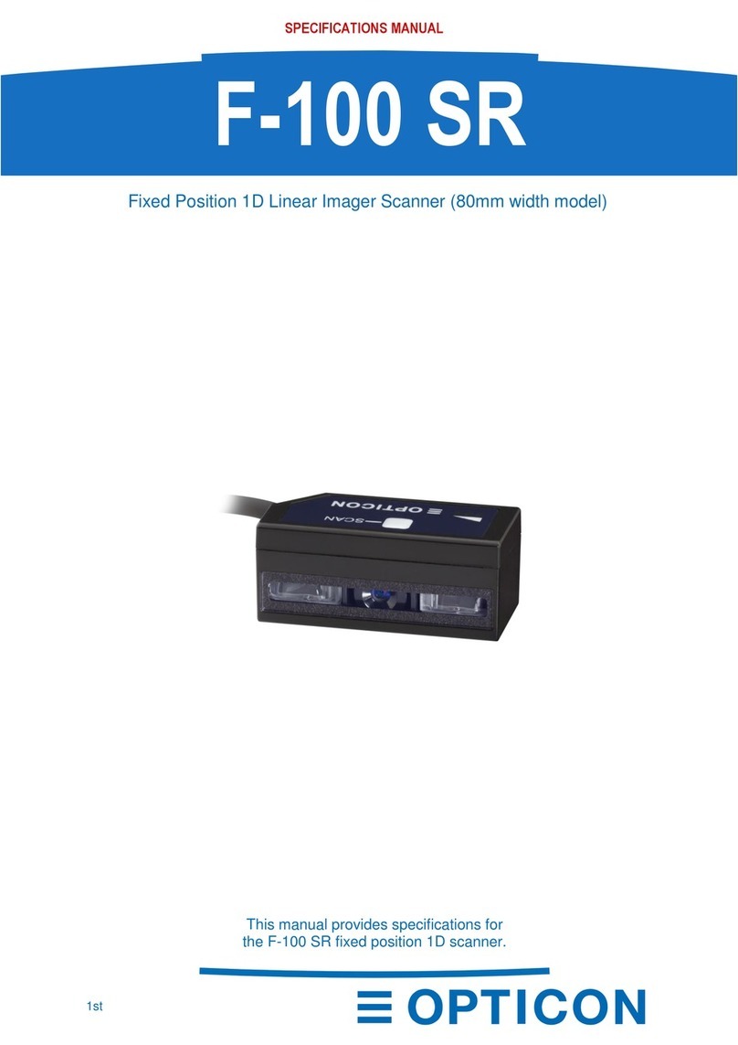 Opticon F-100 SR User manual