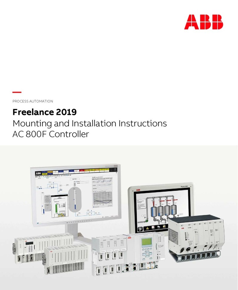 ABB AC 800F Mounting and installation instructions