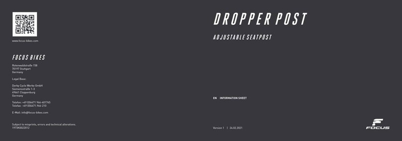 Focus Bikes DROPPER POST Information sheet