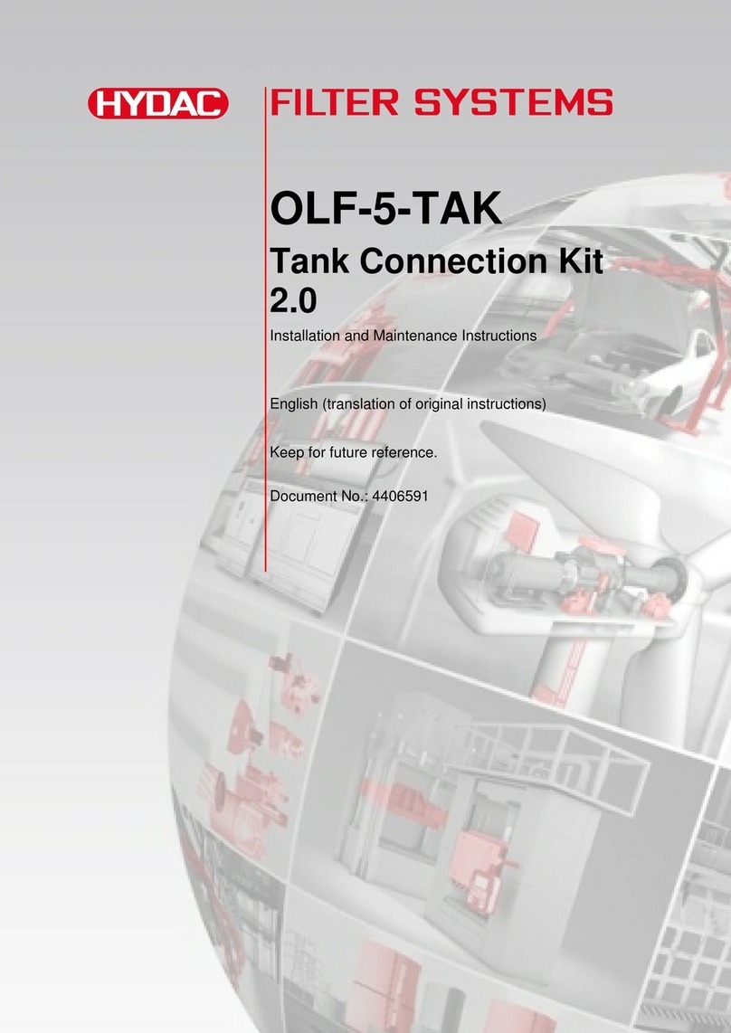 HYDAC FILTER SYSTEMS OLF-5-TAK User manual HYDAC FILTER SYSTEMS OLF-5-TAK User manual