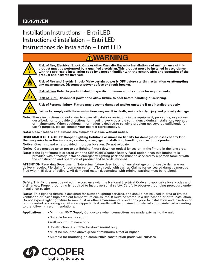 inVue Entri LED installation instructions