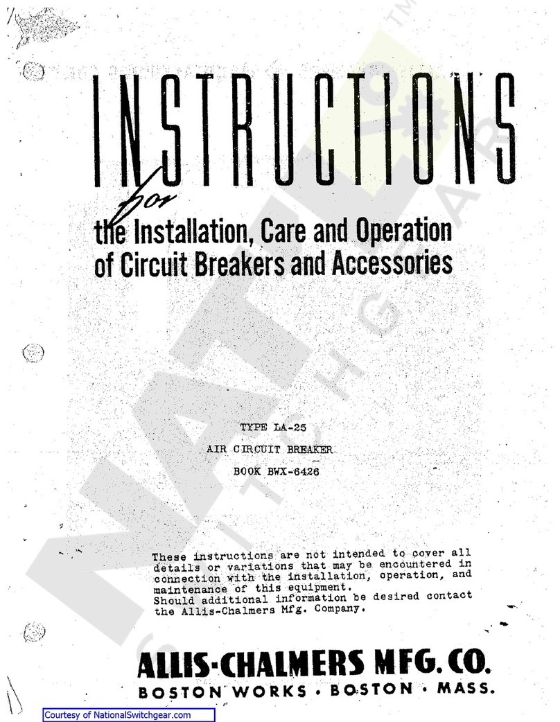 Allis-Chalmers LA-25 Installation manual Allis-Chalmers LA-25 Installation manual