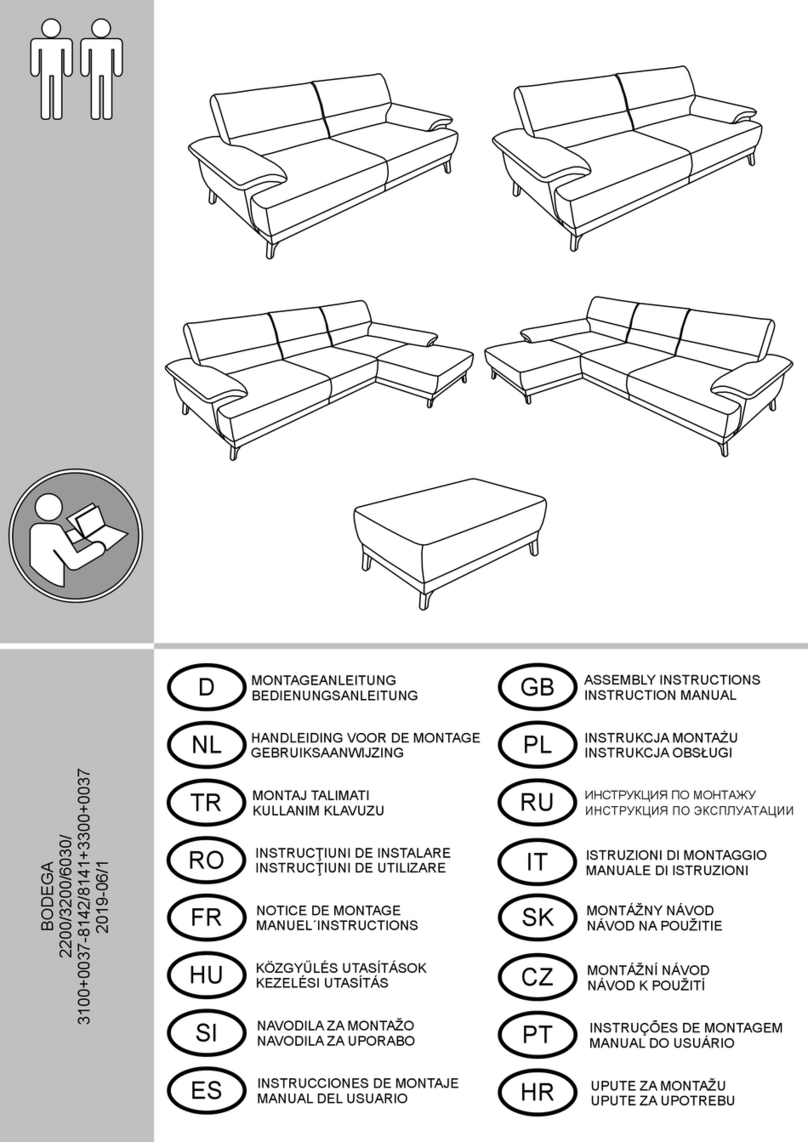 BODEGA BODEGA 2200 Assembly Instructions Instruction Manual