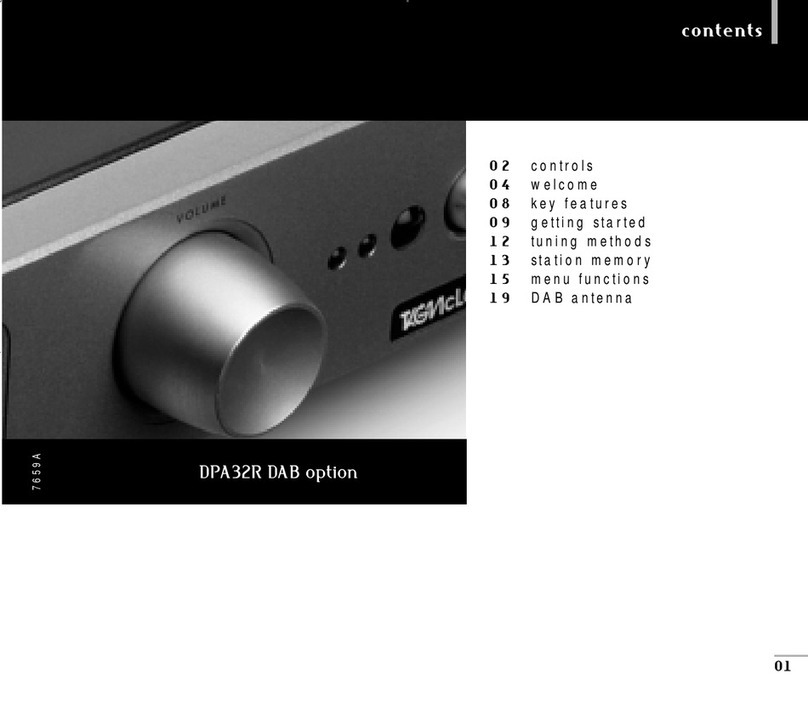 TAG MCLAREN AUDIO DPA32R manual