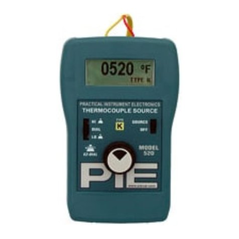 PIE 520 operating instructions