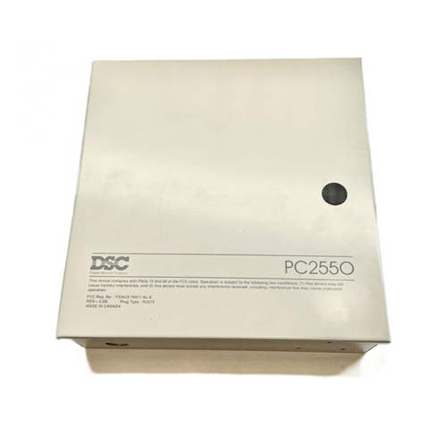 DSC PC2550 User manual