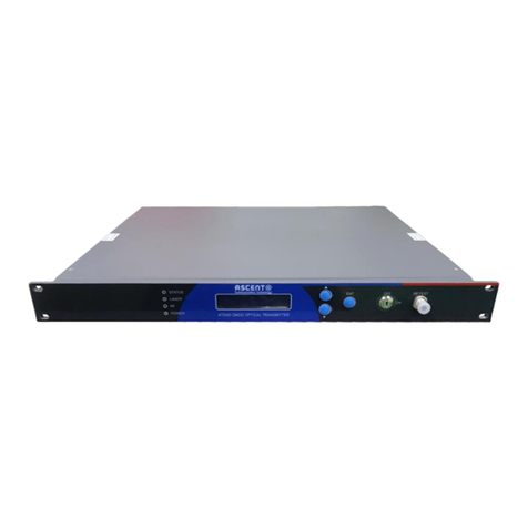 Ascent Communication Technology AT5226 DMOD Series Quick reference guide Ascent Communication Technology AT5226 DMOD Series Quick reference guide