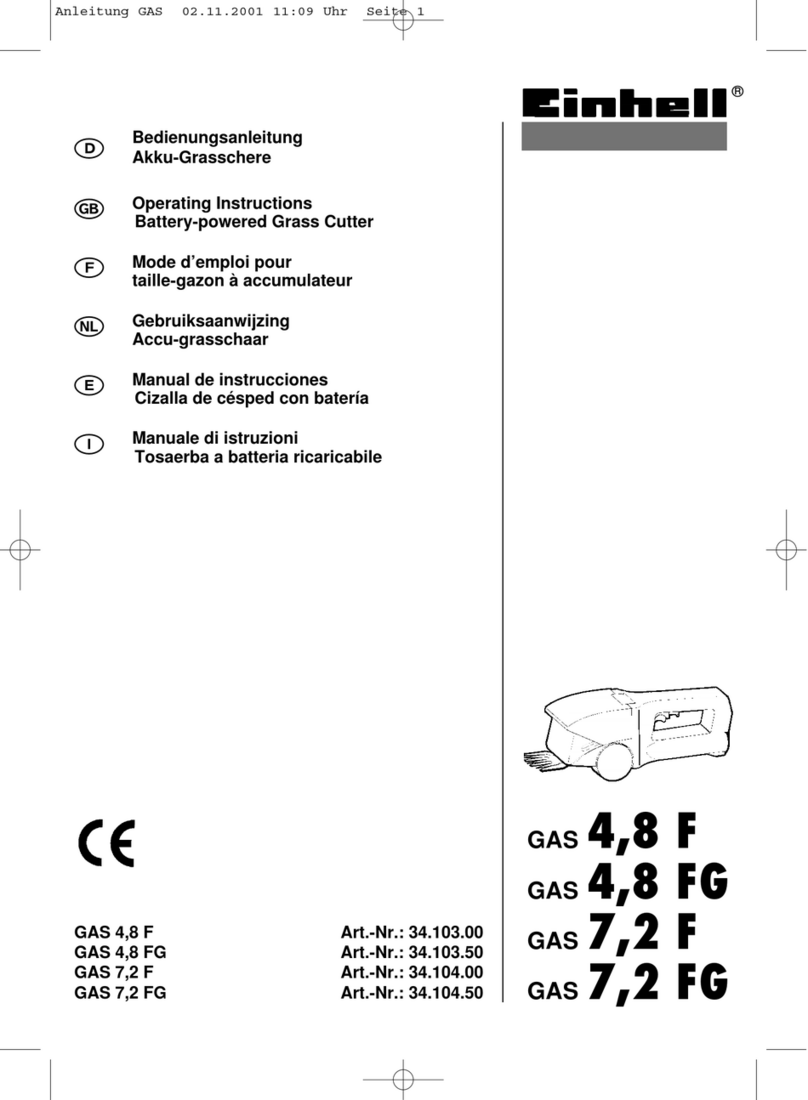EINHELL GAS 4.8F User manual