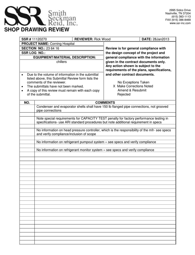 Johnson Controls York MaxE YK Series User manual