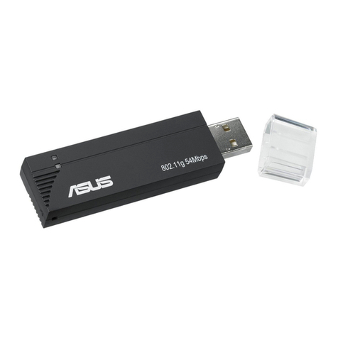 Asus WL 167G quick start guide