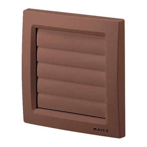 Maico AP 100 Installation and operating instructions Maico AP 100 Installation and operating instructions