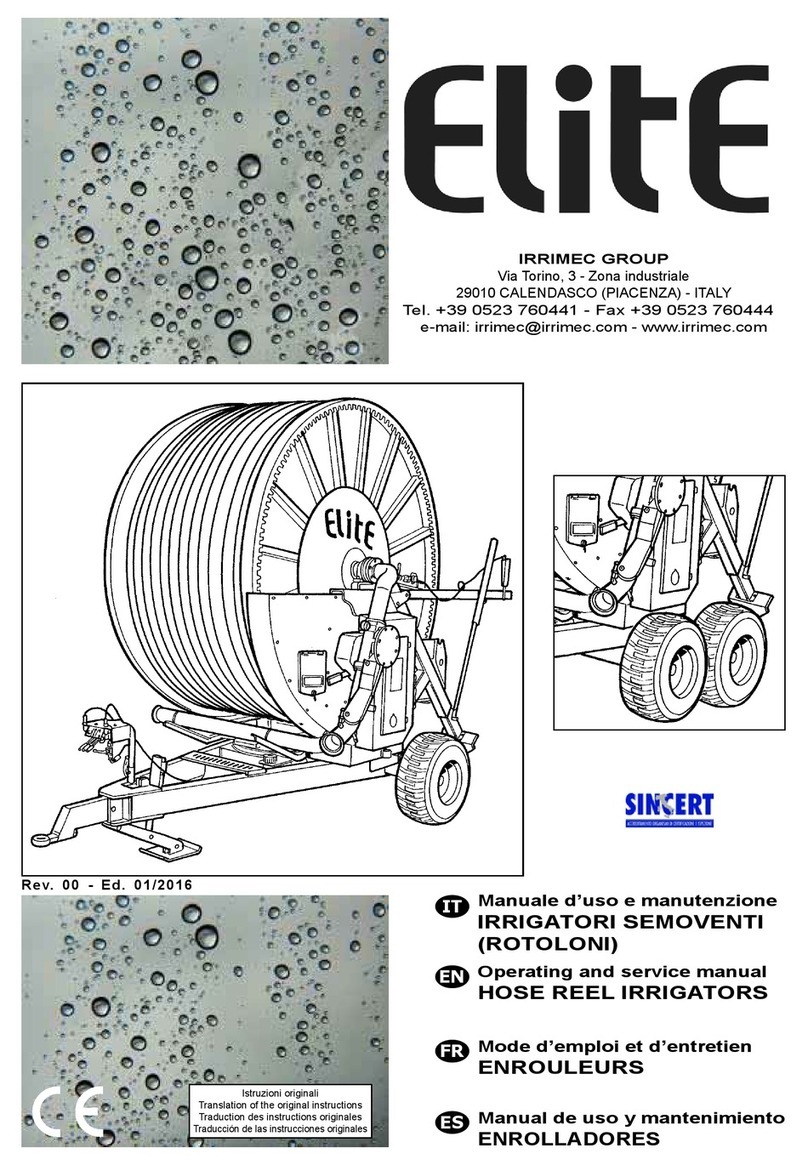 Irrimec Elite 515 Operating and service manual