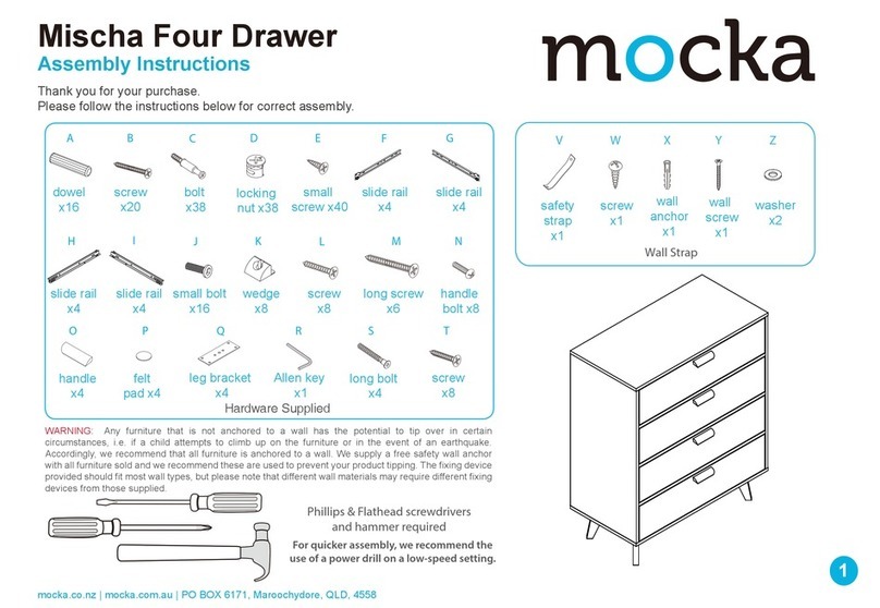 Mocka Mischa Assembly instructions