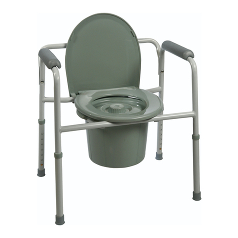 COMPASS HEALTH PROBASICS Three-in-One Commode User manual