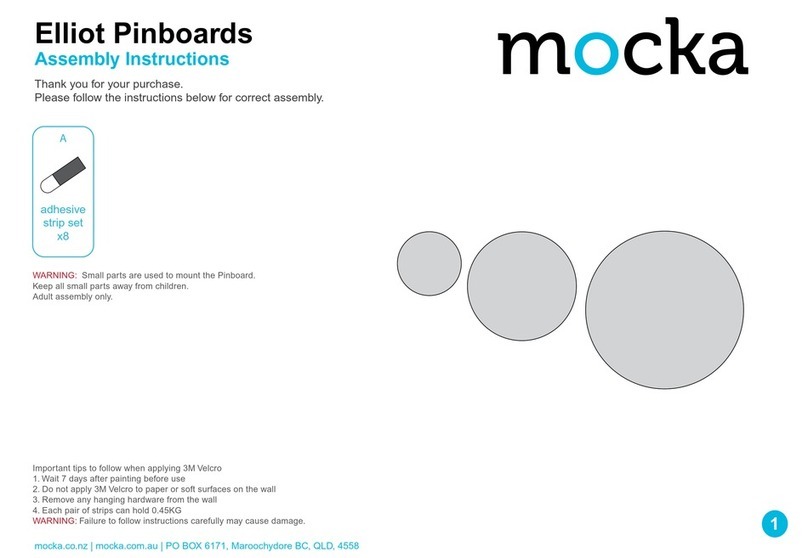 Mocka Elliot Pinboards User manual