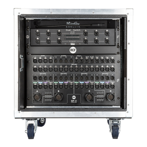 RCF CR 16 ND CONTROL RACK User manual