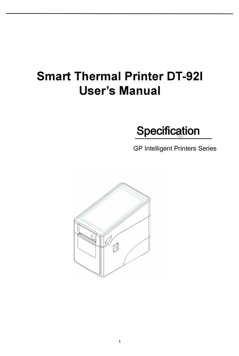 GPRINTER DT-92I User manual