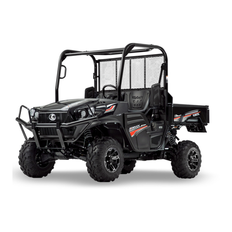 Kubota KUBOTA RTV-XG850 Operator's manual