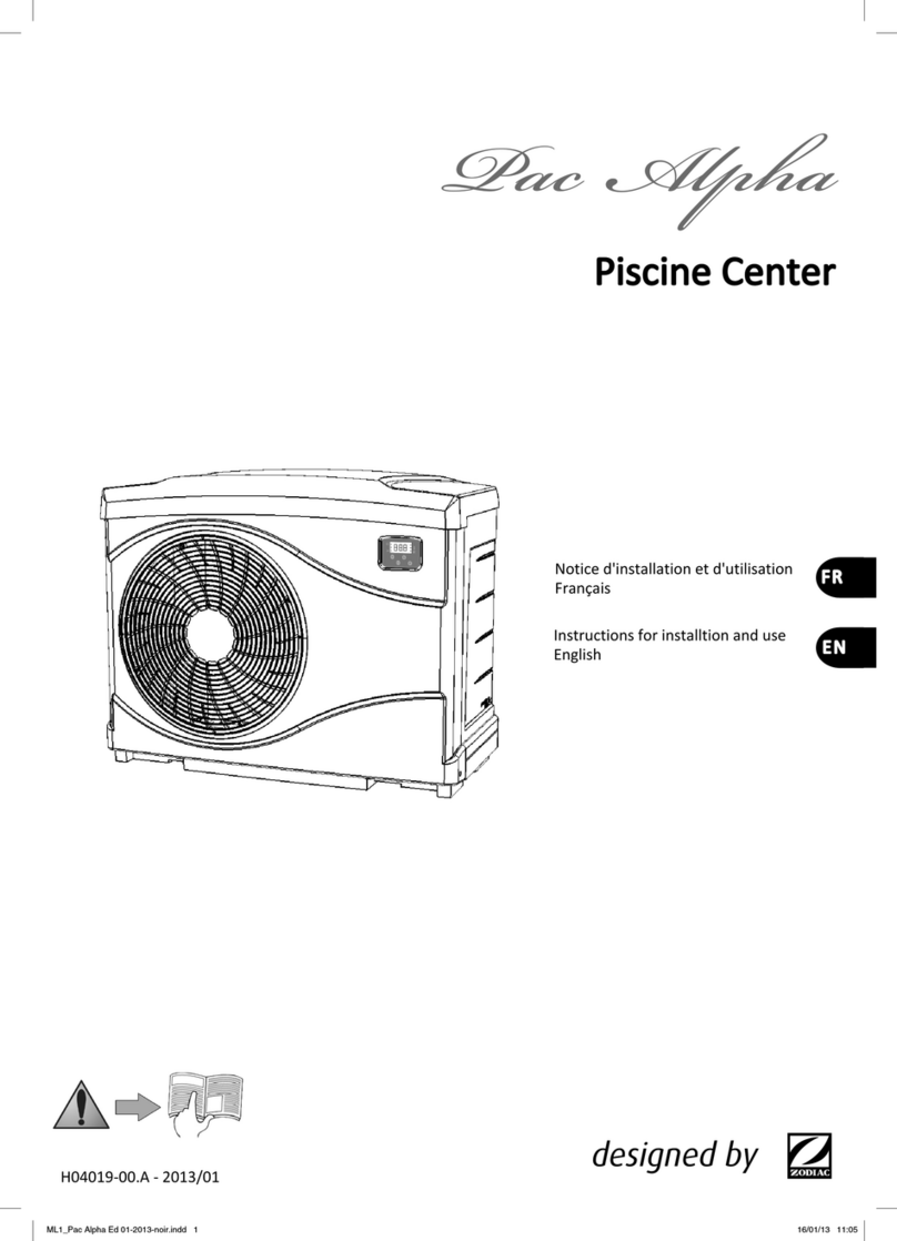 Zodiac Pac Alpha 5M User manual