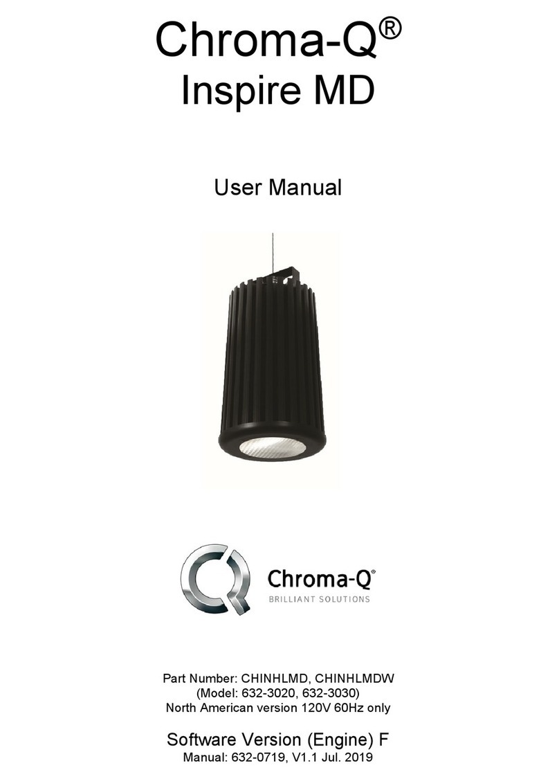 Chroma Inspire MD 632-3020 user manual