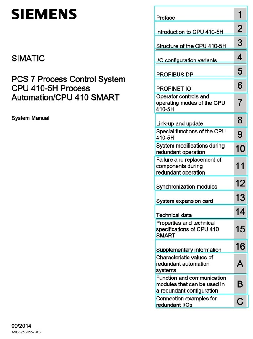 Siemens SIMATIC PCS 7 User guide