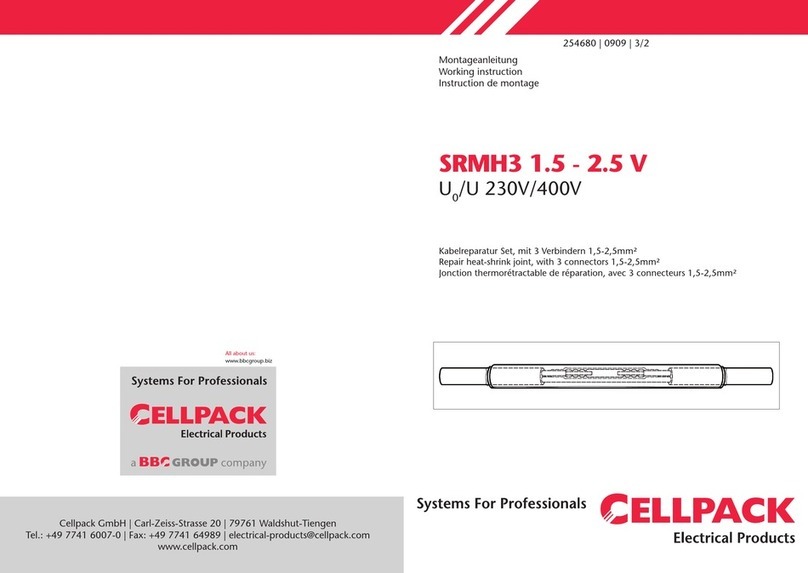 BBC Cellpack SRMH3 Working Instruction