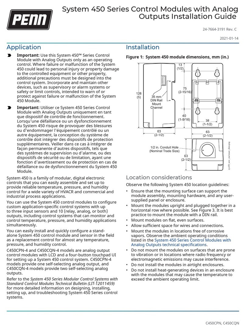 Penn System 450 Series User manual