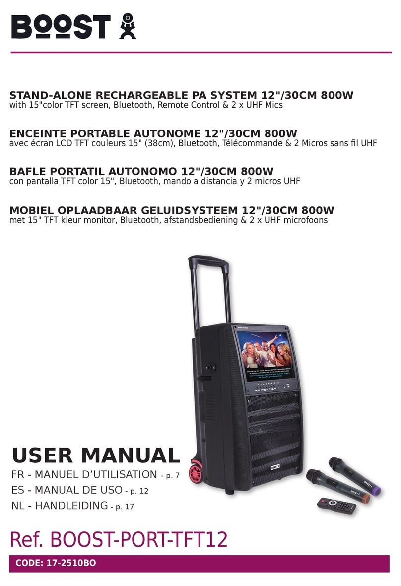 Boost BOOST-PORT-TFT12 user manual
