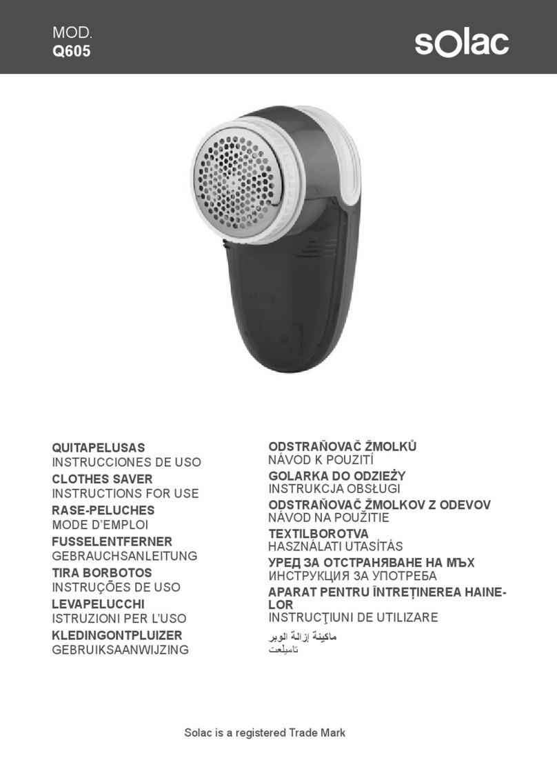 SOLAC Q605 Instructions for use