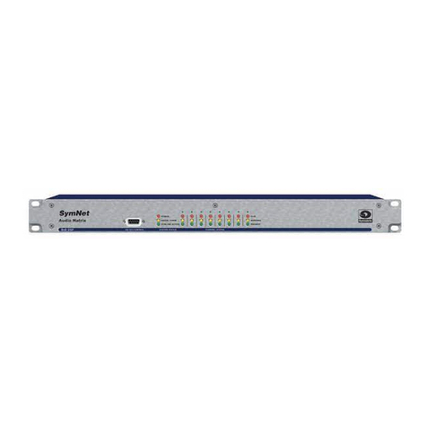 Symetrix SymNet DigIO 12x12 DSP quick start guide