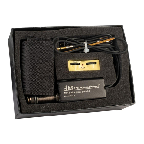 AER AK15 plus User manual