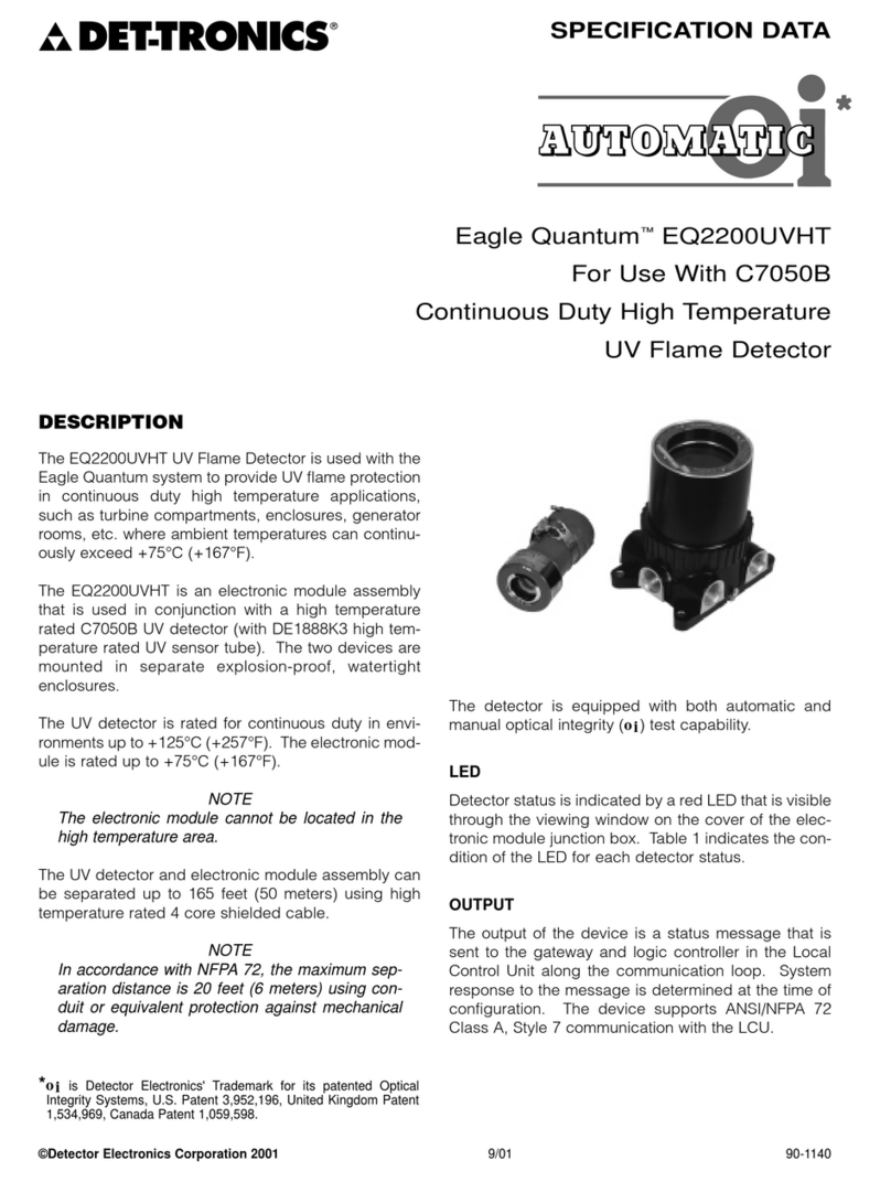 Det-Tronics Eagle Quantum EQ2200UVHT installation guide