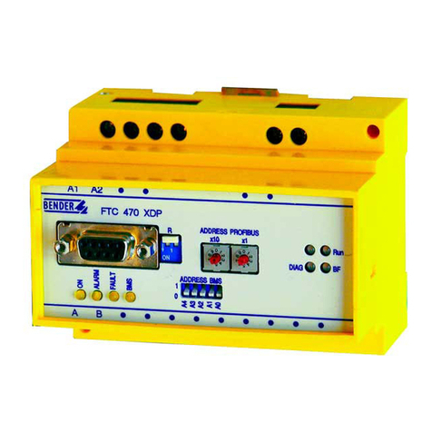 Bender FTC470XDP manual