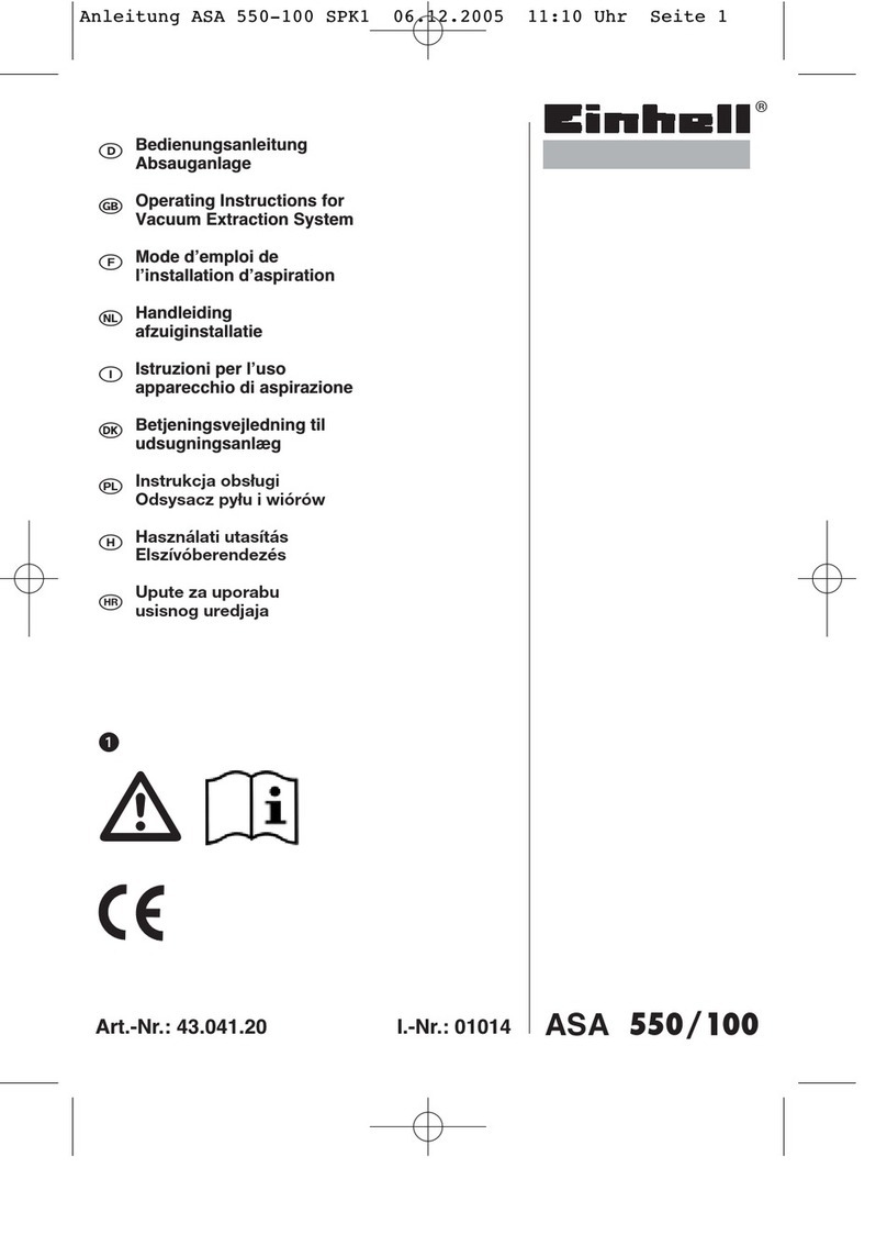 EINHELL ASA 550/100 operating instructions