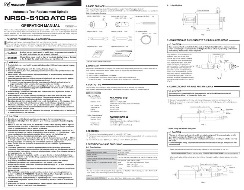 Nakanishi NR50 -5100 ATC RS Operation manual