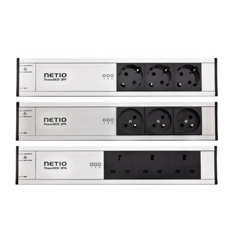 Netio PowerBOX 3PF manual