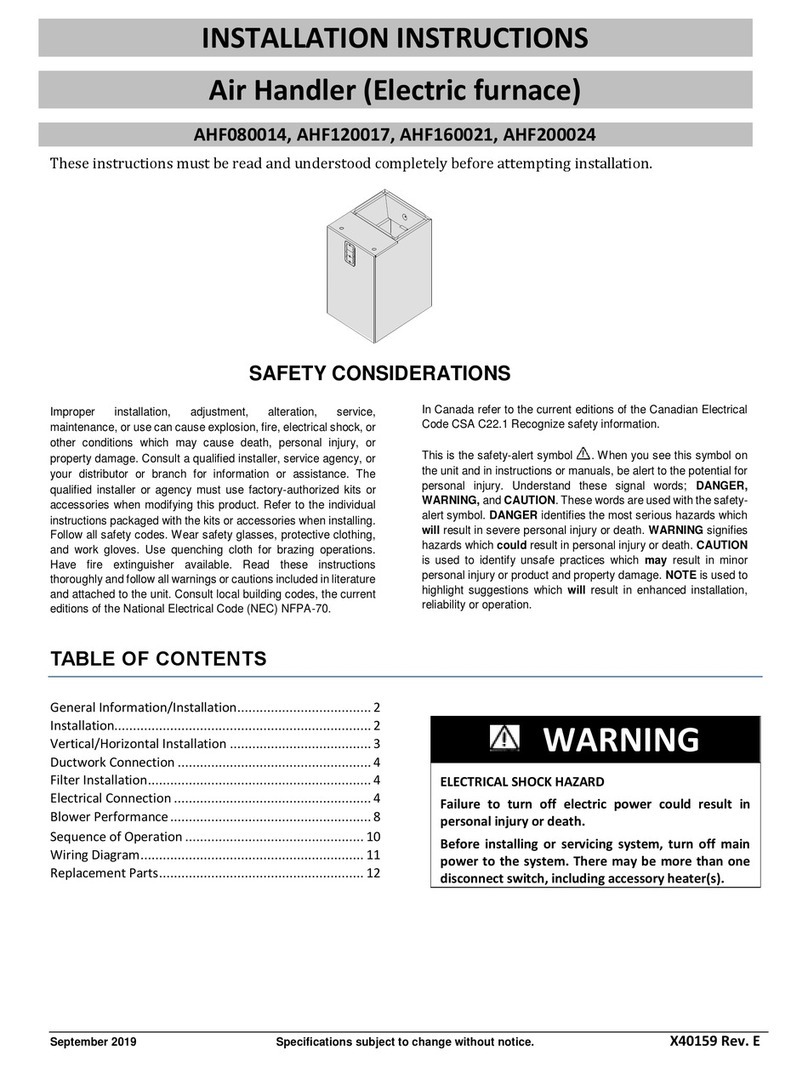Dettson AHF080014 User manual