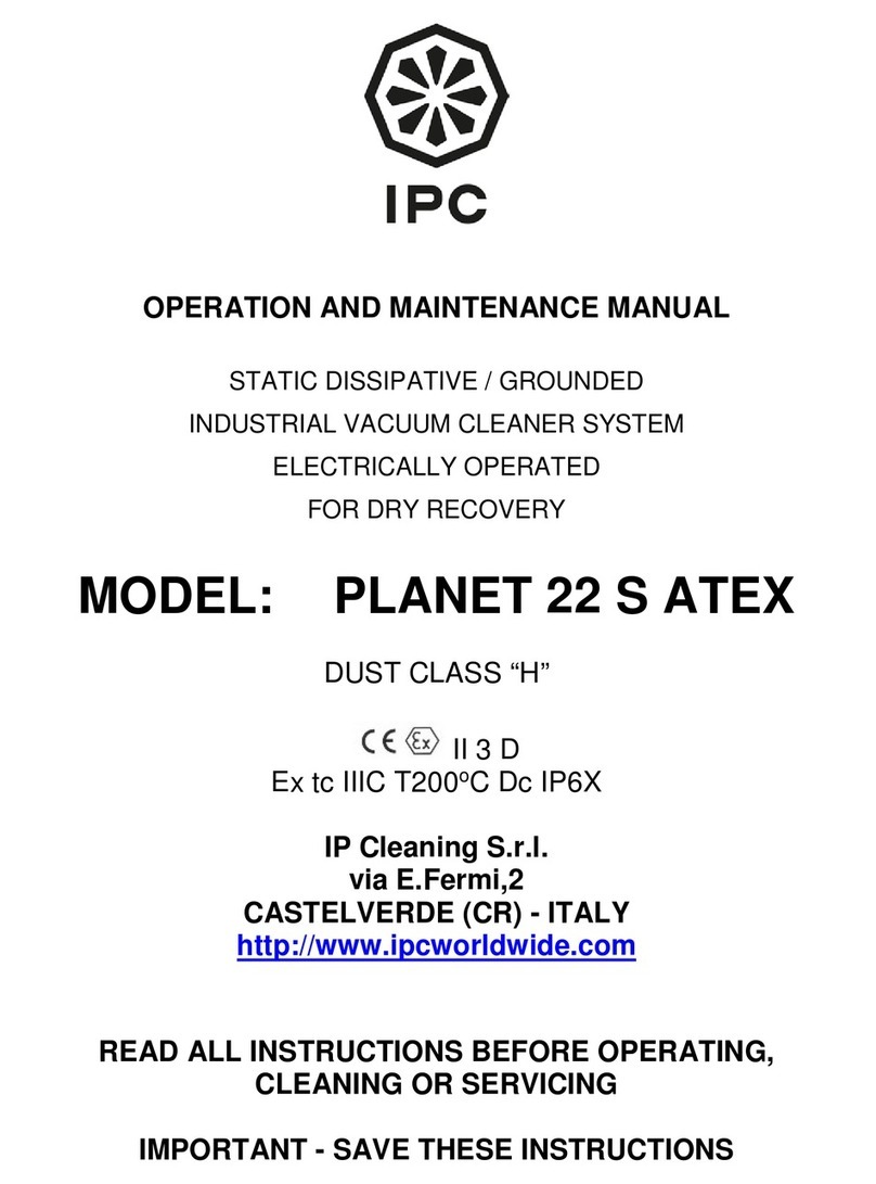 IP CLEANING PLANET 22 S ATEX User manual