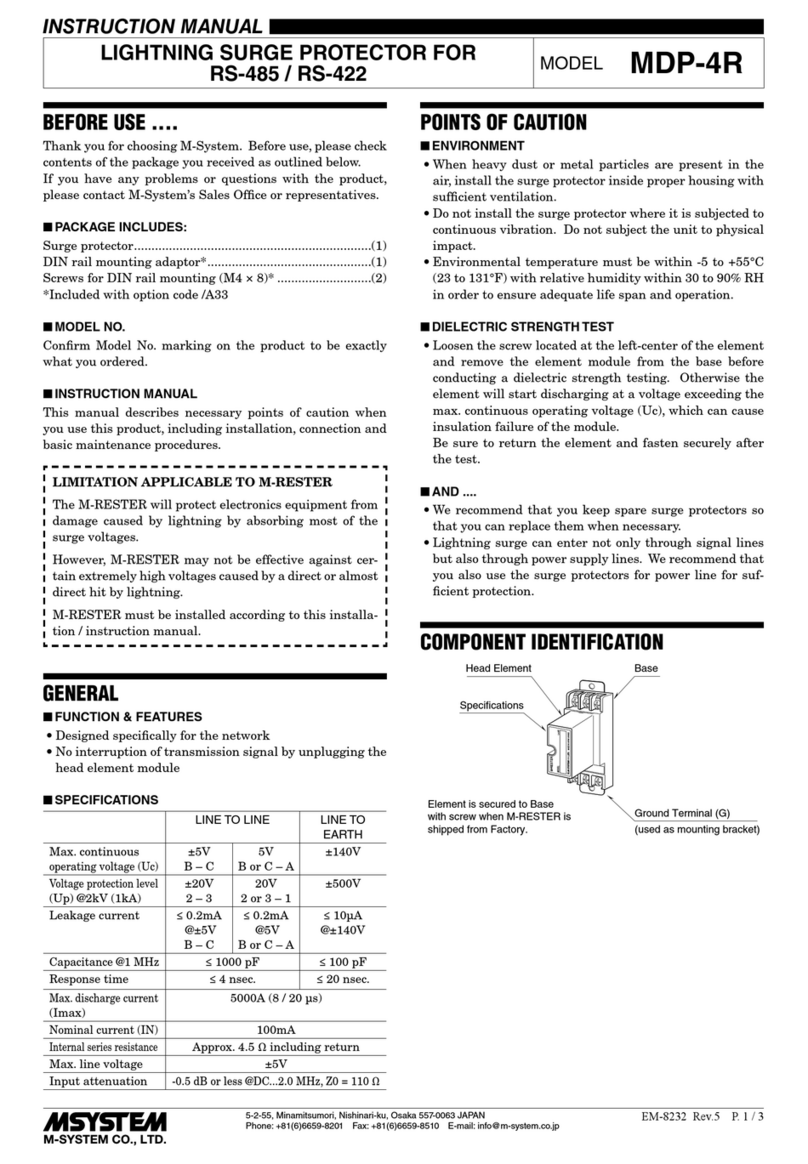 M-system MDP-4R instruction manual