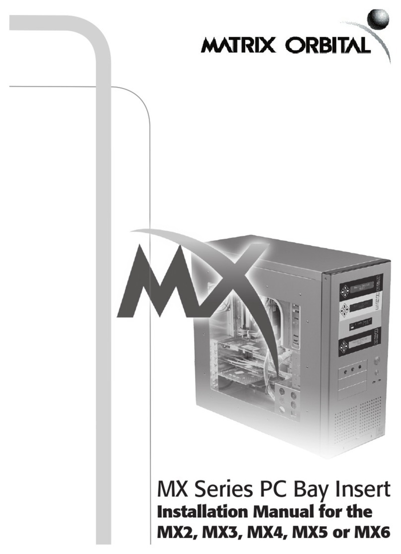 Matrix Orbital MX Series installation manual