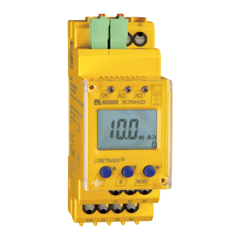 Bender RCMA420 User manual