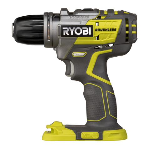 Ryobi R18DDBL Original instructions