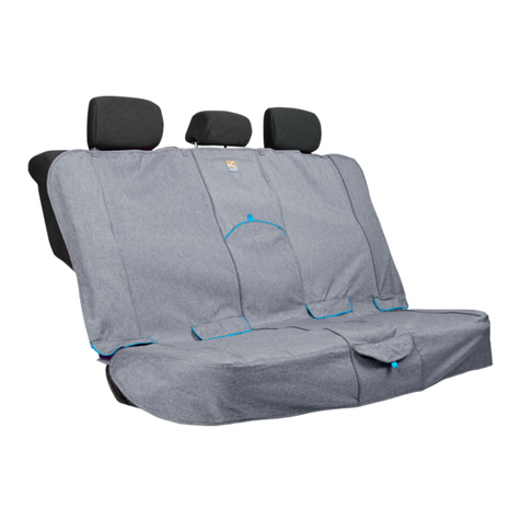 Kurgo Heather Bench Seat Cover User manual