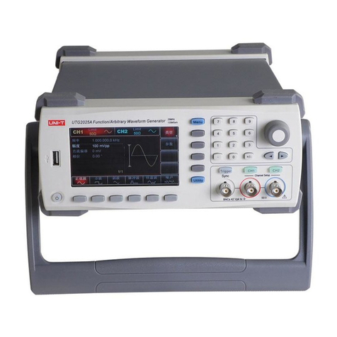 Unit UTG2025A User manual