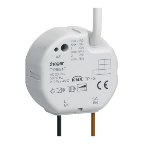hager TYB691F quick start guide