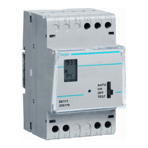 hager EE171 User manual